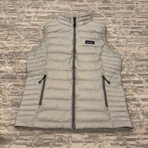 Patagonia Down Sweater Vest Womens Small Ripstop Puffer Full Zip Warm Hike Trail